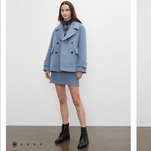 Club Monaco Blue Relaxed Peacoat - NWT